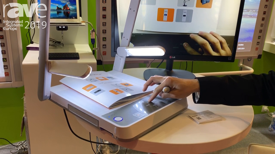 ISE 2019: GaokeView Showcases Its Document Camera With Zoom In/Out, Adjustable Brightness