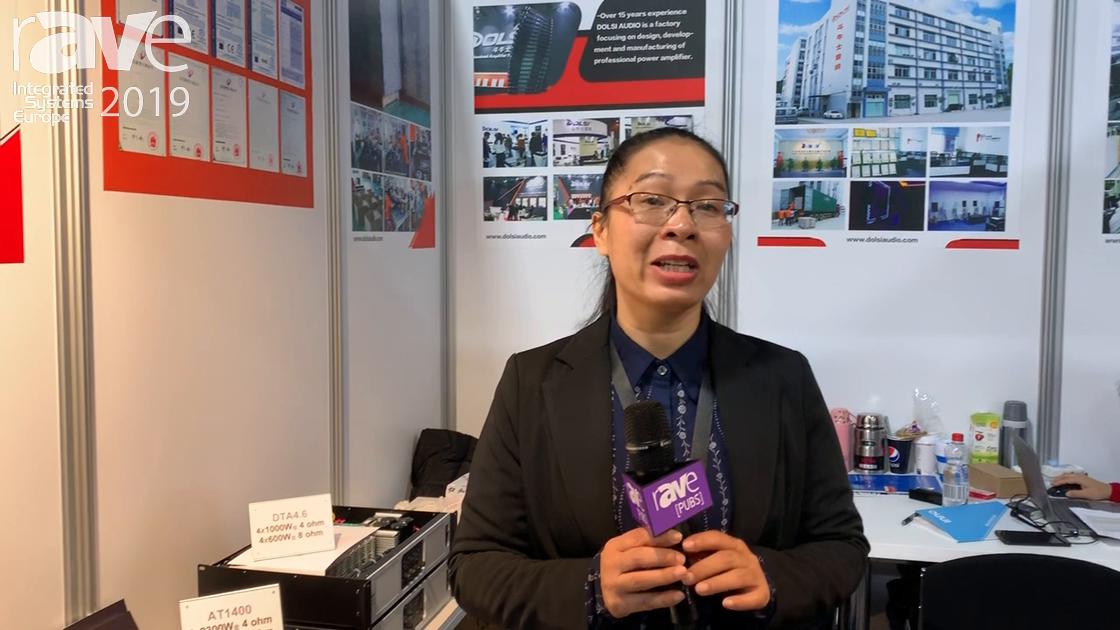 ISE 2019: Guangzhou Dolsi Audio Equipment Co. Showcases AT4100 Power Amplifier