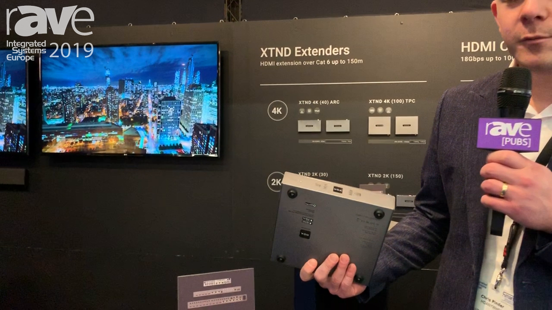 ISE 2019: HDANYWHERE Intros MHUB U Two-Zone Multi-Room HDBaseT 4×1+1 Matrix Switcher
