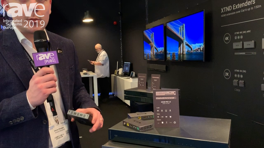 ISE 2019: HDANYWHERE Highlights MHUB Pro 2.0 Video Matrix