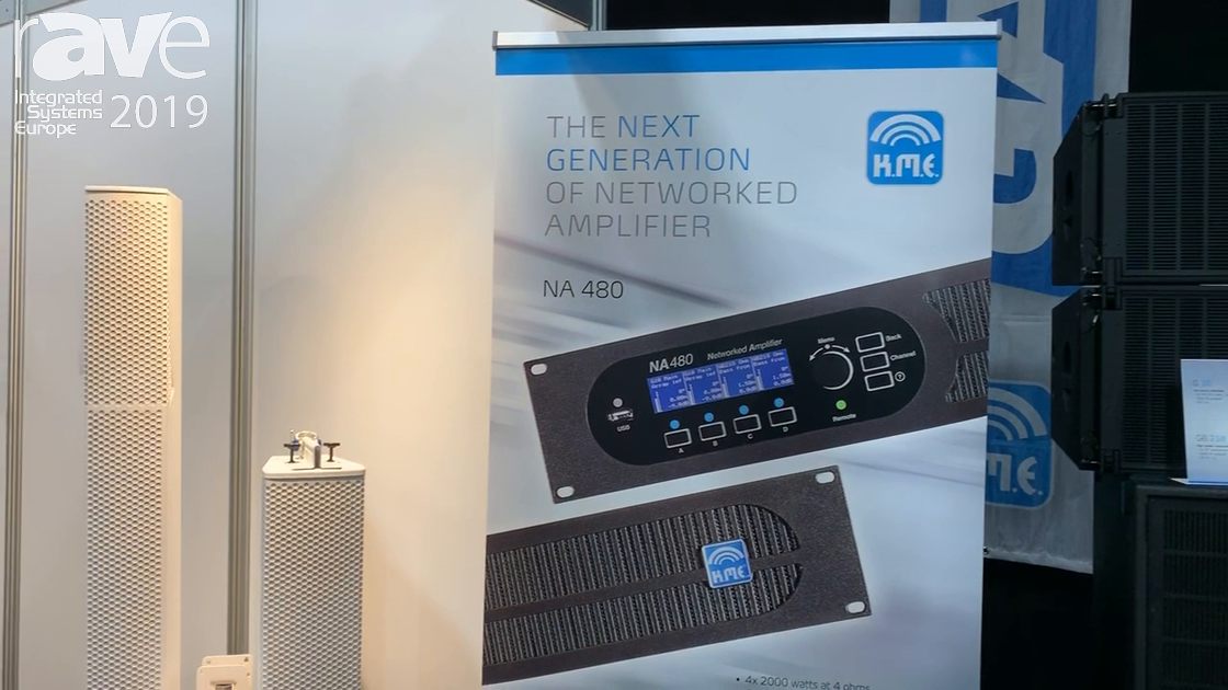 ISE 2019: KME Debuts the NA 480 Networked Amplifier