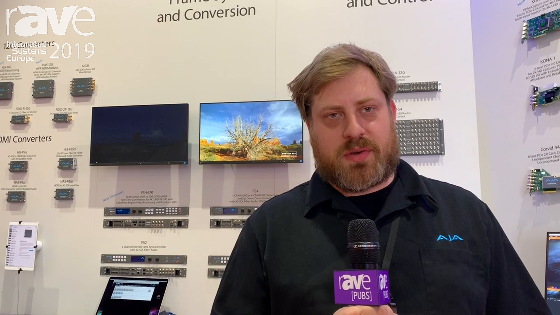 ISE 2019: AJA Showcases Streaming with Helo H.264 Encoder for Streaming Output