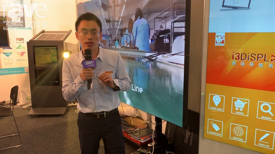 ISE 2019: Asianda Highlights i3Display 55-Inch Digital Signage Display