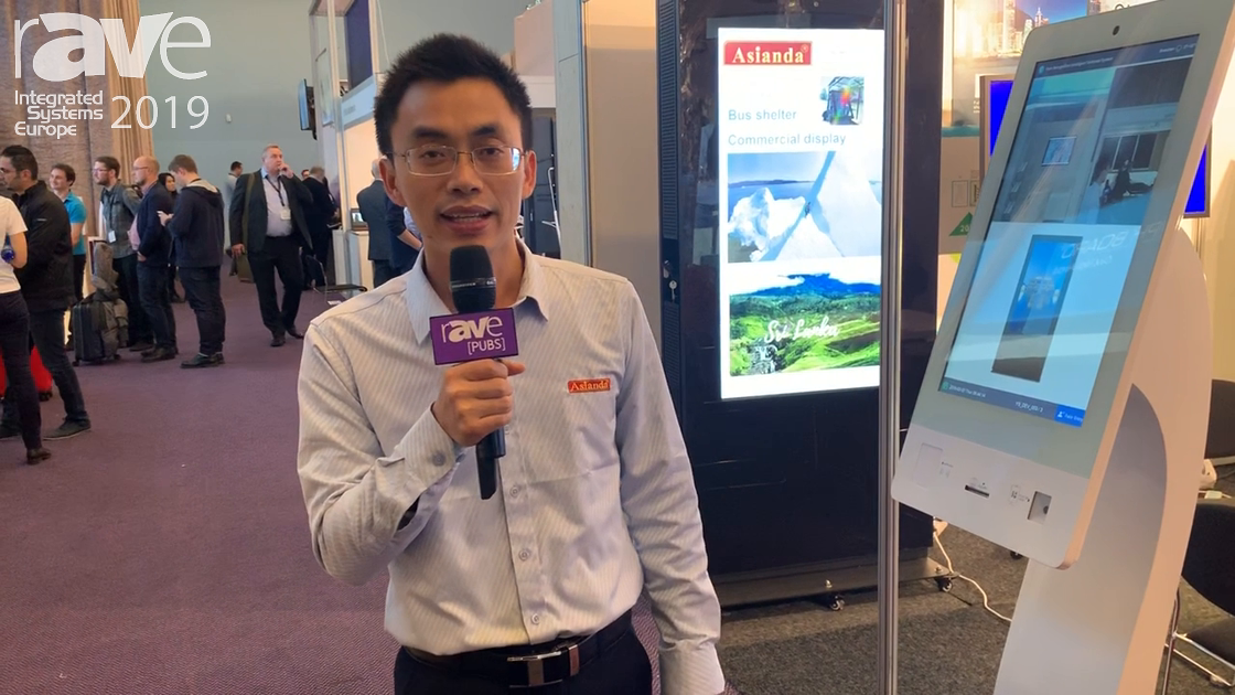 ISE 2019: Asianda Demos Its Interactive Touch Kiosk With Facial Recognition