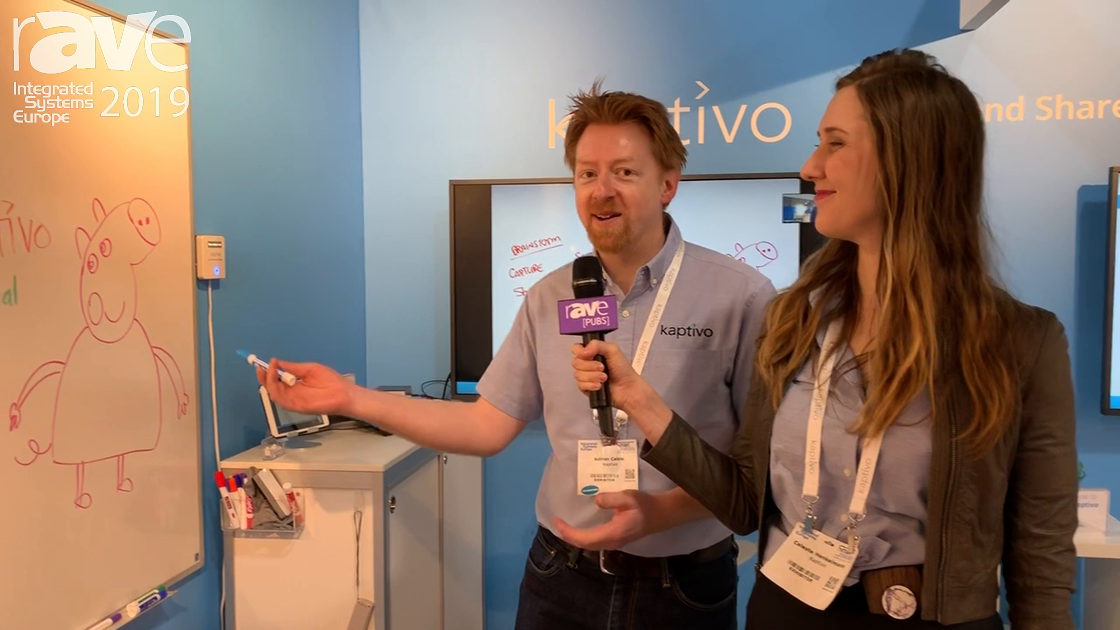 ISE 2019: Kaptivo Talks Whiteboard Camera Solutions for Analog Whiteboards