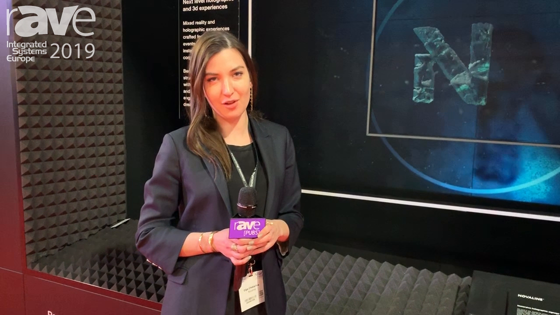 ISE 2019: Novaline Presents Transparent Holographic Screen
