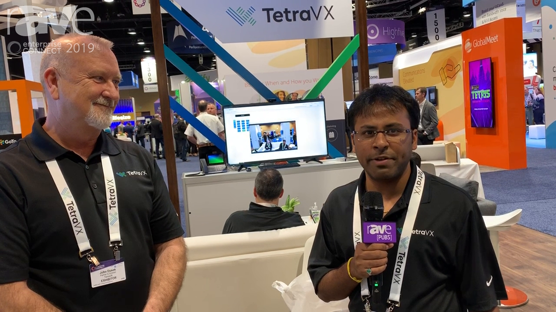 EC 2019: Krishna Koilada and John Dusek from TetraVX demo  AlertPro, UC assessment and monitoring tool for Microsoft business in the cloud