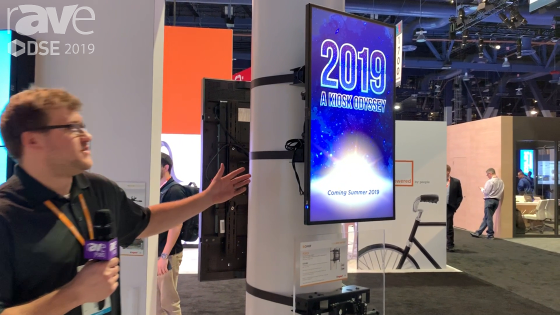 DSE 2019: Chief Intros Structural Column Adapter for Using Standard Display Mounts on Large Columns