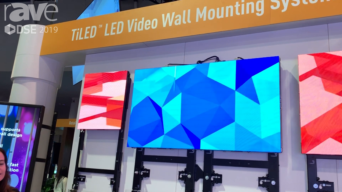 DSE 2019 Chief Expands the TiLED LED Video Wall Mounting System With