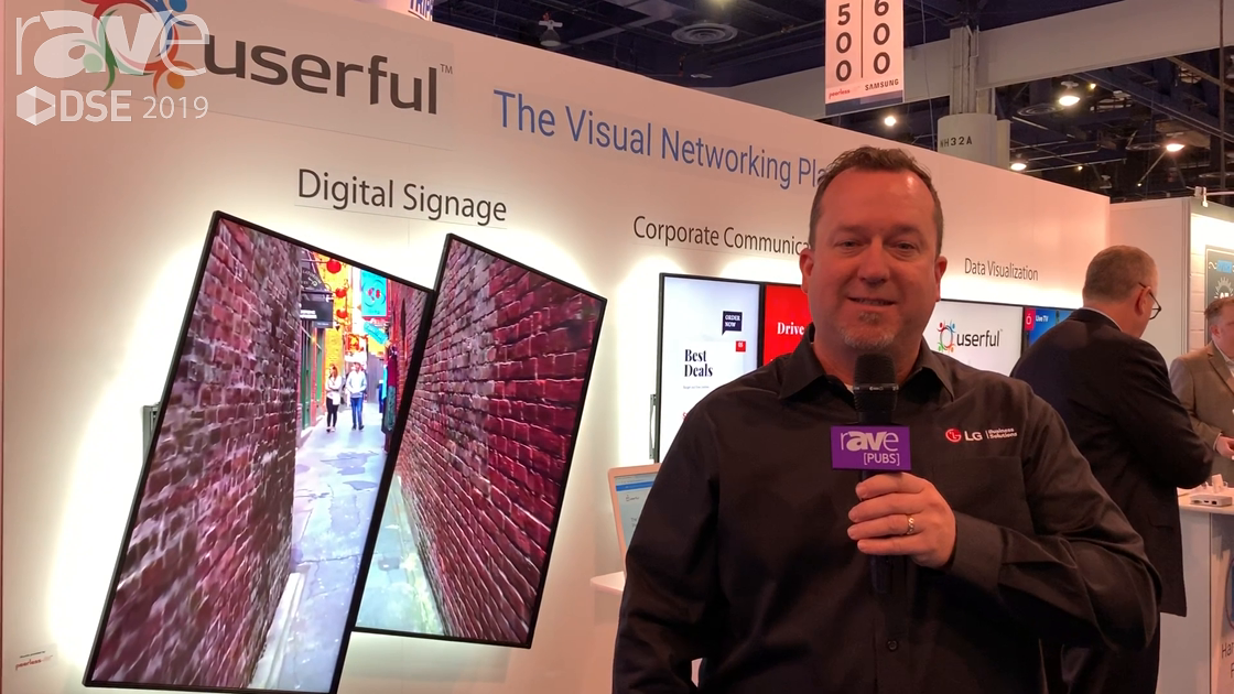 DSE 2019: LG’s webOS Signage Combines With Userful’s Cloud Solution for Cloud-Based Video Walls