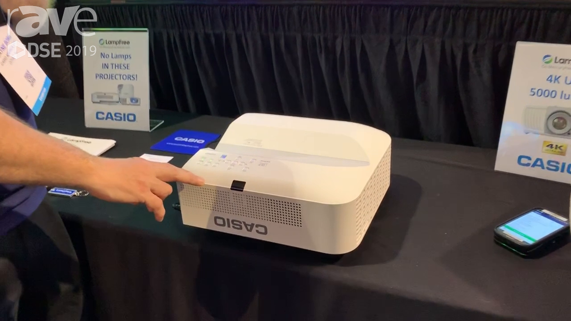 DSE 2019: Casio Intros the New XJUT352WN Ultra Short Throw Projector With One Click Connection