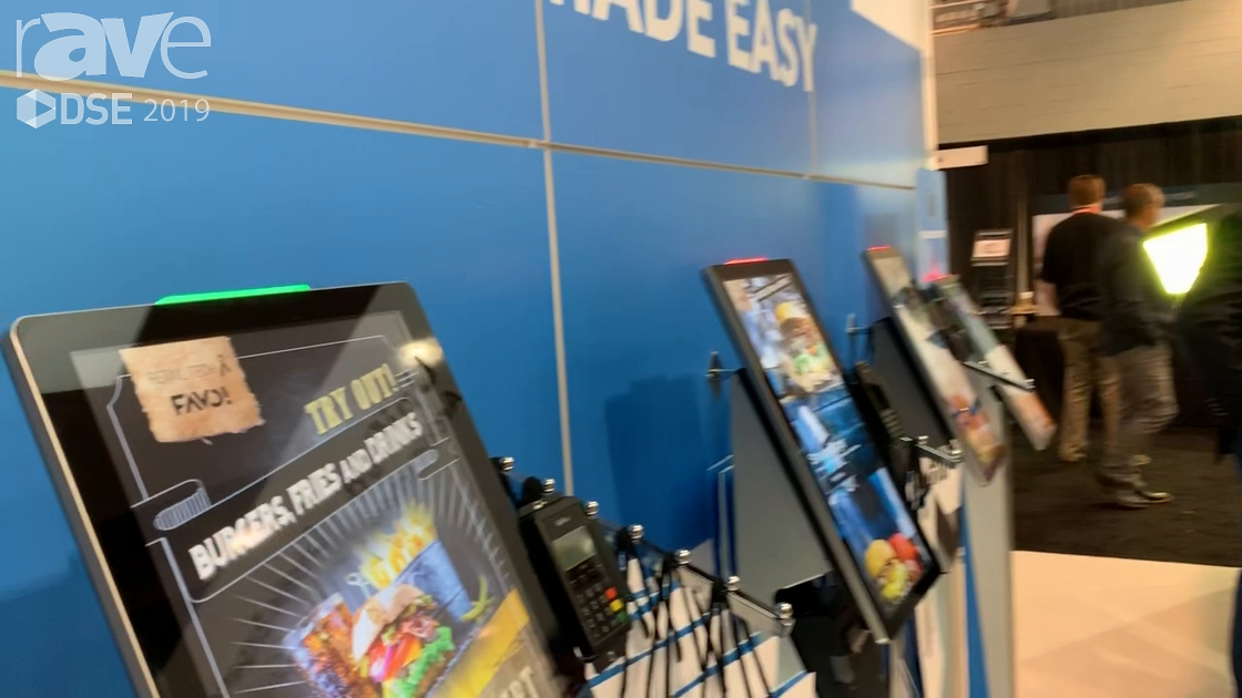 DSE 2019: Retail Tech X Shows a QSR Touch Digital Menu Board for In-Person Ordering