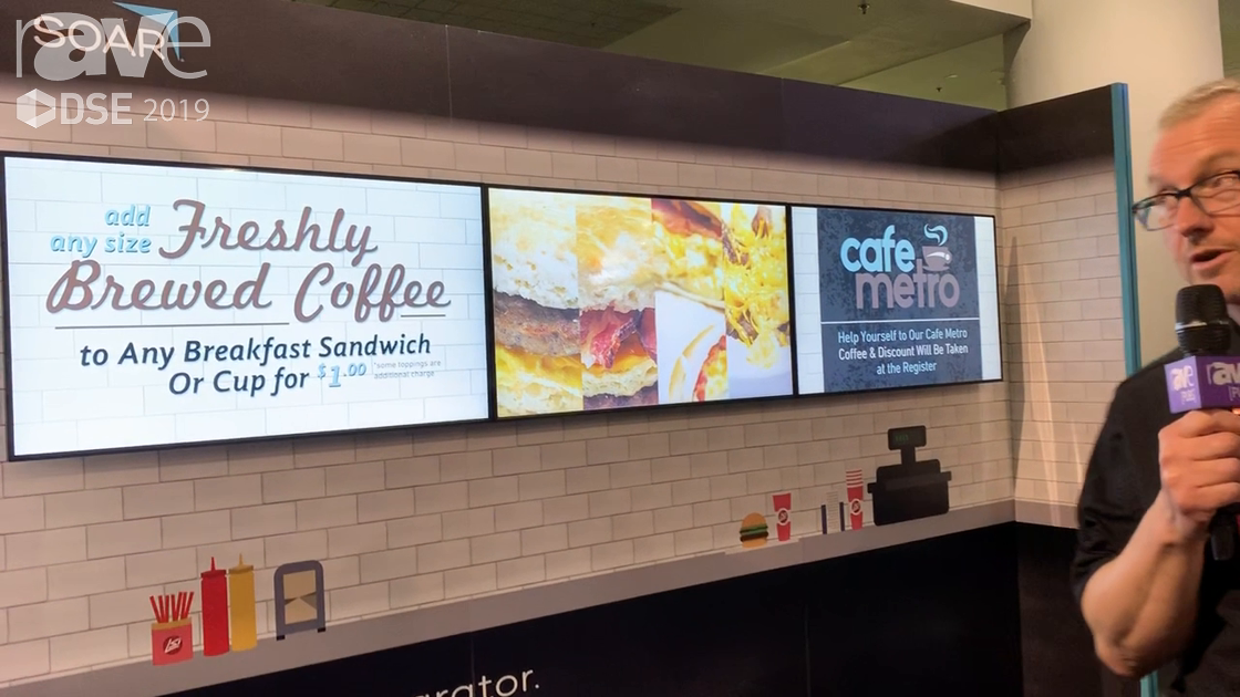 DSE 2019: SOAR Talks About Its Digital Menu Board Solutions, Including Content Creation and Install