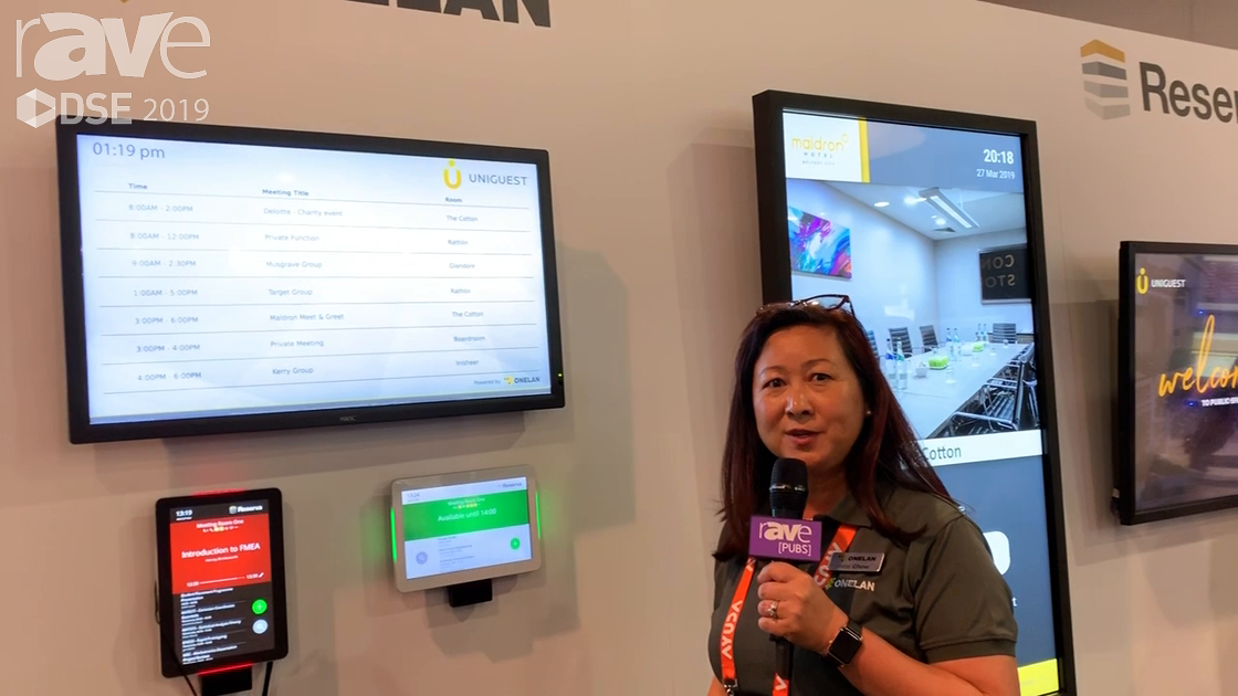 DSE 2019: Onelan Features Its Reserva Room Booking Solution