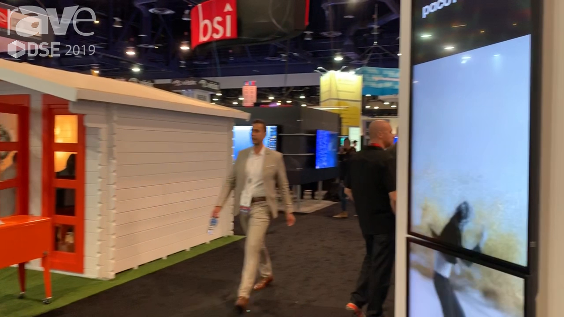 DSE 2019: Onelan Demos Signage Solution for Syncing Up Content Across Multiple Separate Displays