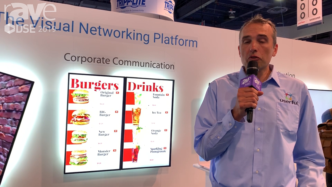DSE 2019: Userful Talks About Digital Signage Software Solutions for Corporate Communication