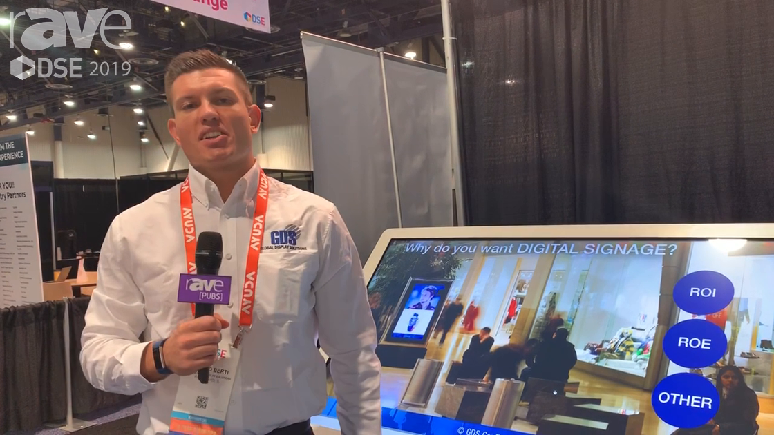 DSE 2019: GDS – Global Display Solutions Features Its Roma Wayfinding Kiosk