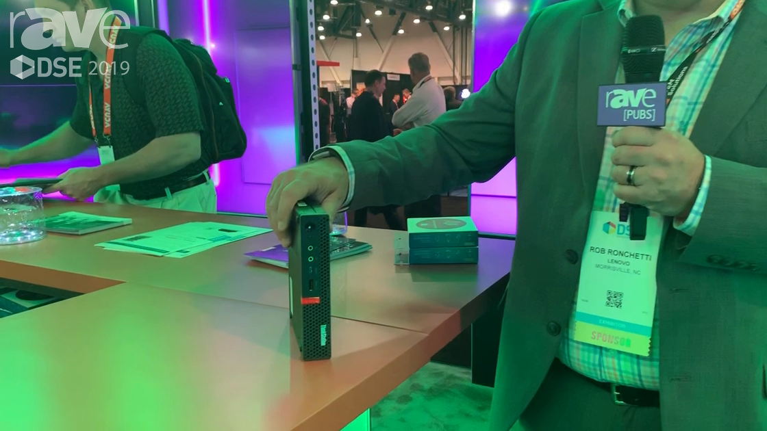 DSE 2019: Lenovo Talks About Its P330 Tiny Work Station That Can Support Six Displays at Once