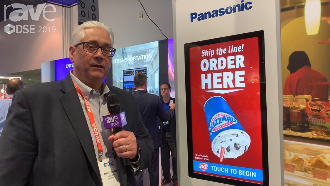 DSE 2019: Panasonic Features Its Self Service Kiosk for QSR Applications