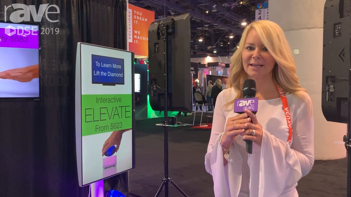 DSE 2019: Videotel Demos ELEVATE Weight Sensor That Triggers Content When a Product Is Picked Up