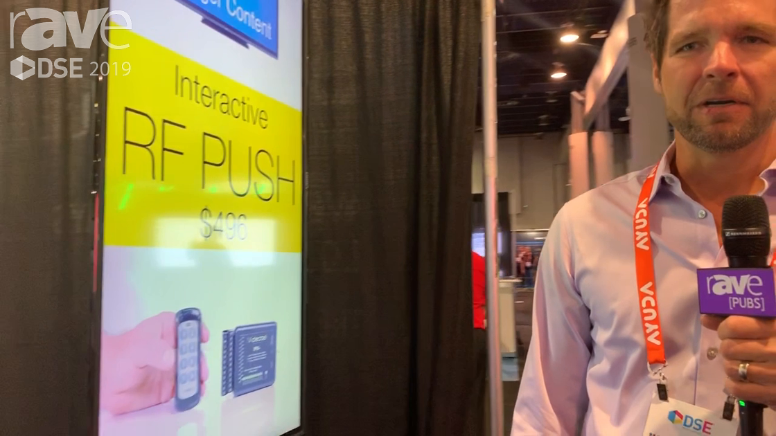 DSE 2019: Videotel Demos RF Push Interactive Feature