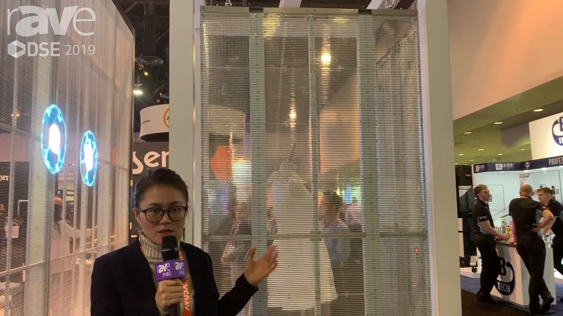 DSE 2019: Yaham Features Its Lightweight C0 Transparent Display