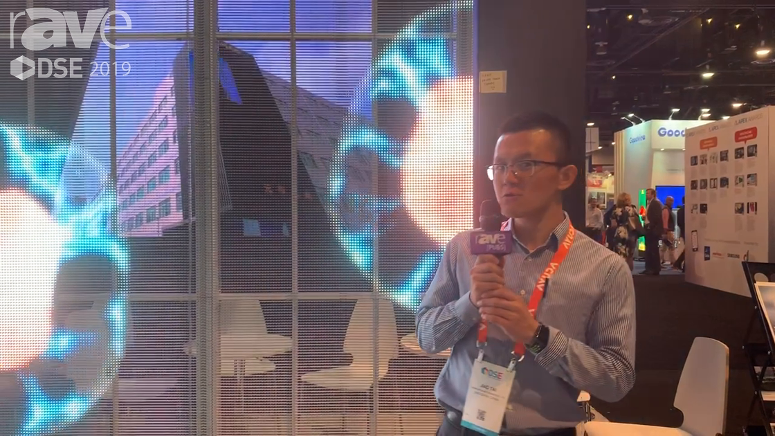 DSE 2019: Yaham Features Its C1 Transparent Display