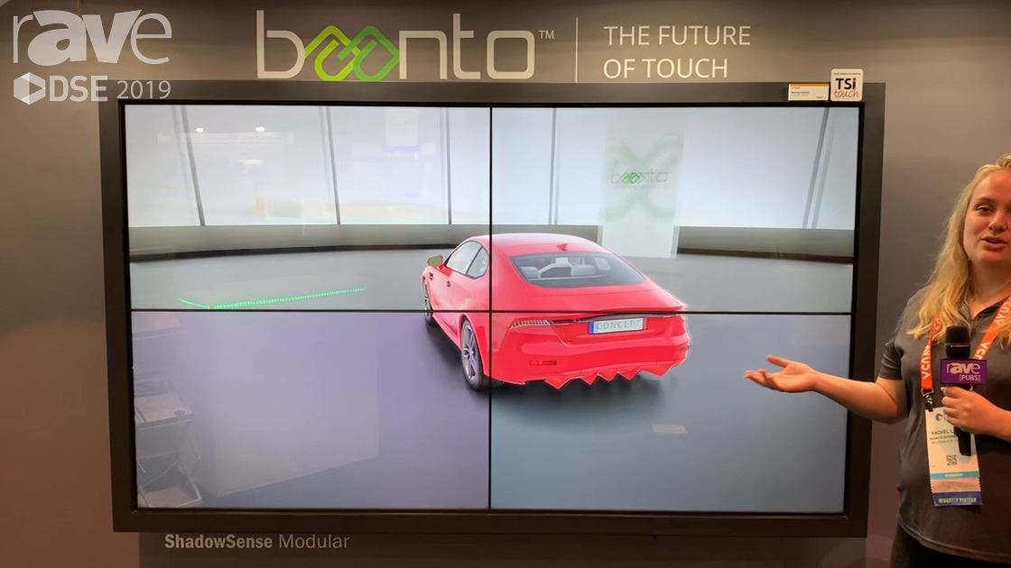DSE 2019: Baanto International Demos ShadowSense Modular in 2×2 Videowall