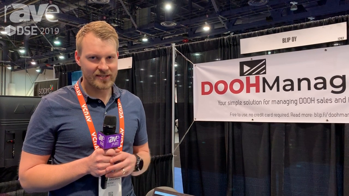 DSE 2019: Blip Oy Features DOOHManager.com for Managing DOOH Ad Inventory Sales