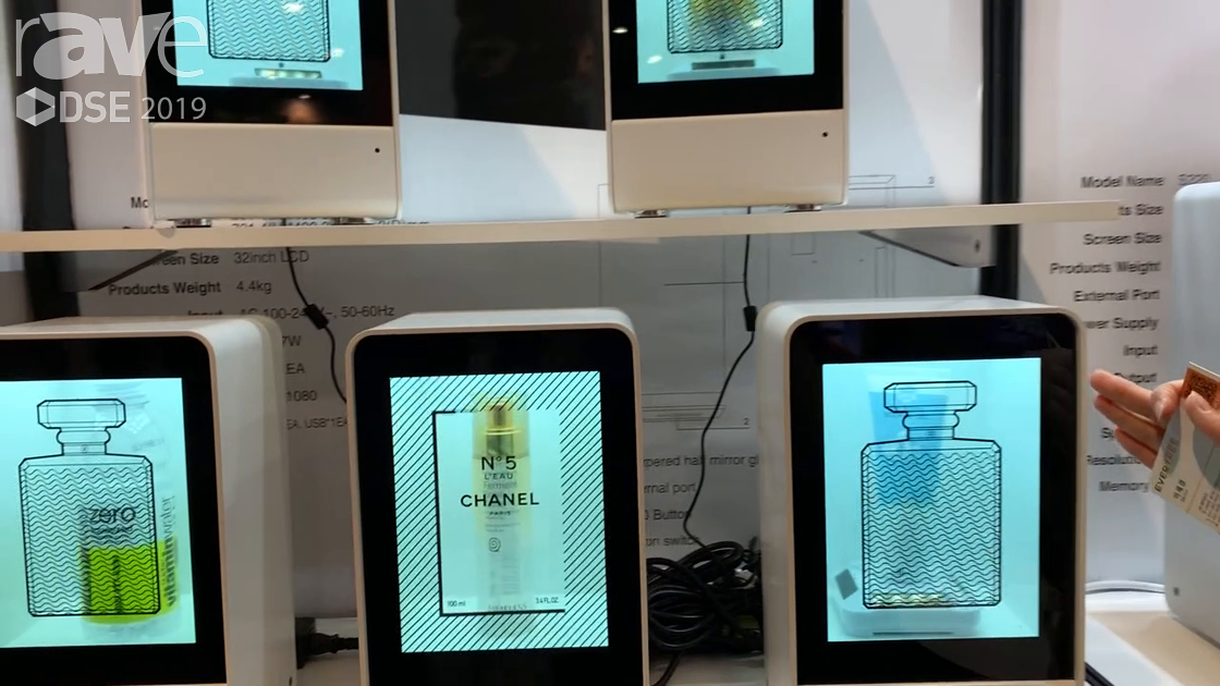 DSE 2019: Evertree Features Its Transparent LCD Showcase for Retail Applications