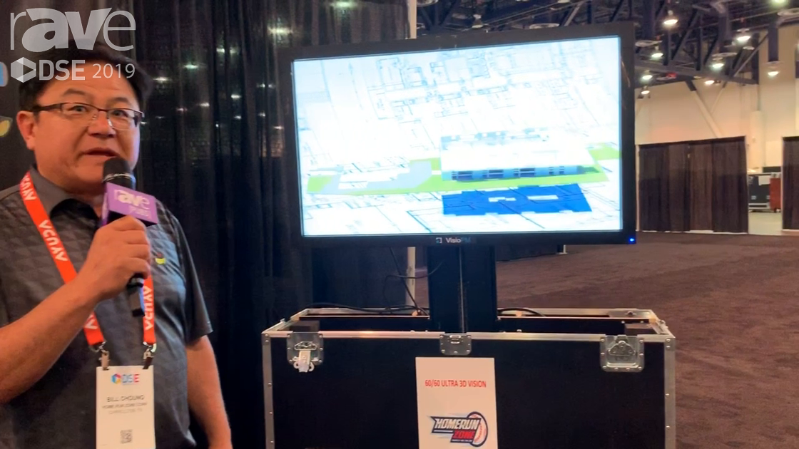 DSE 2019: Homerun Zone Showcases VisioPM 60/60 Ultra 3D Vision (Glasses-Free) With 120° Viewability