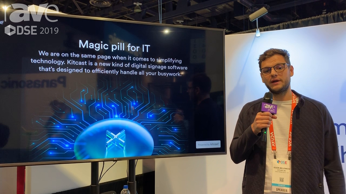 DSE 2019: Kitcast Makes Digital Signage Software for Businesses That Runs on Apple TV