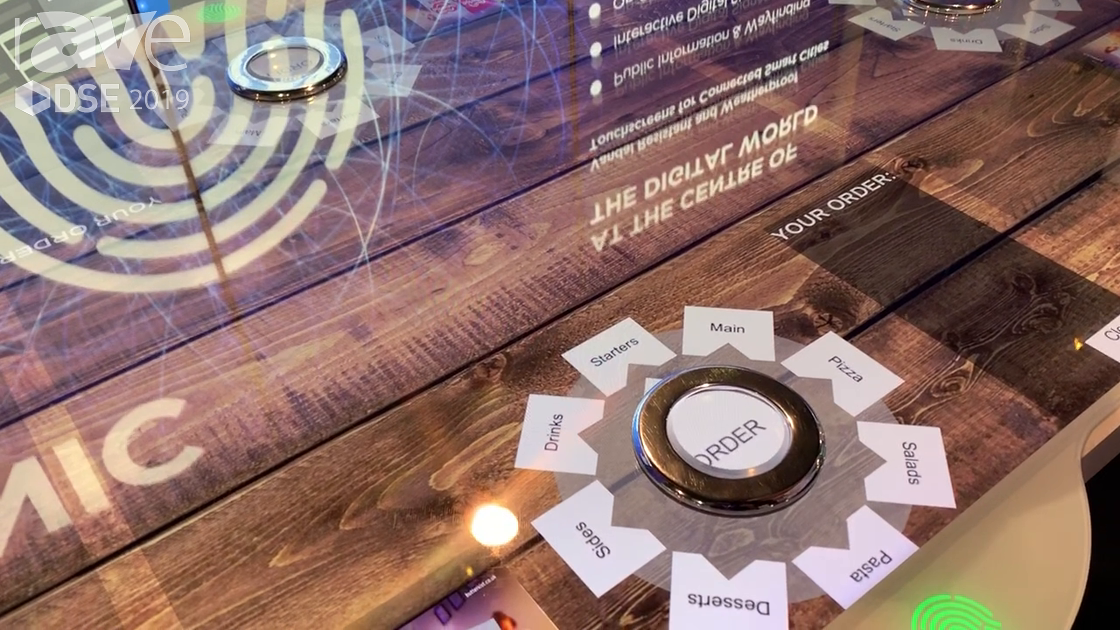 DSE 2019: Zytronic Demos Third-Party Button Embedded into Touch Table