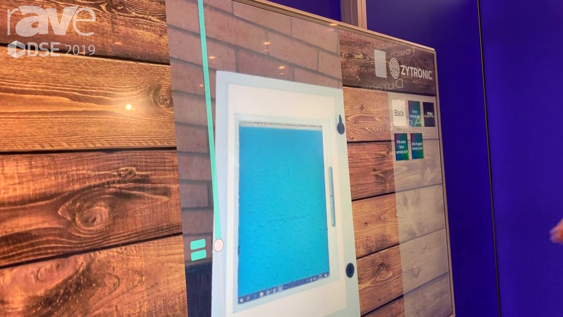 DSE 2019: Zytronic Demos a Touch Screen that Works Even While Wet