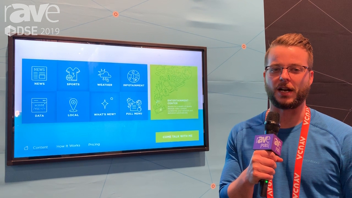DSE 2019: Screenfeed Showcases a Full Online Store of Ready-Made Digital Signage Content