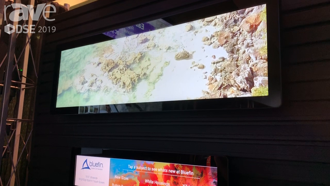 DSE 2019: Bluefin International Shows Off Ultra-Wide Displays for Digital Signage