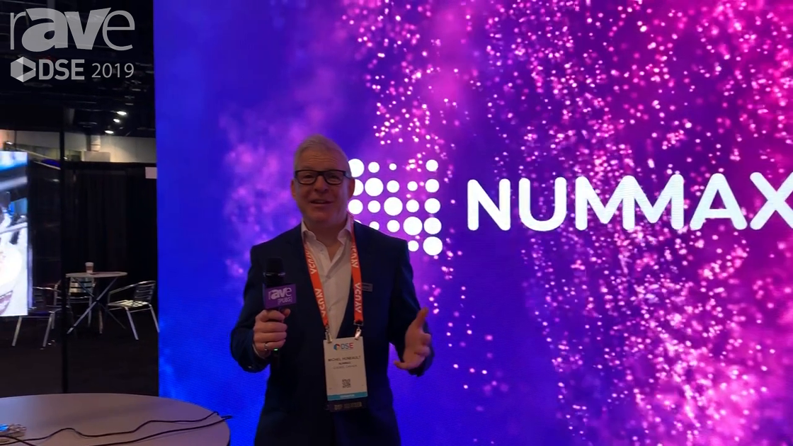 DSE 2019: Nummax Demos Its LED Ringlamp, a Circular LED Display in a Lamp Form Factor