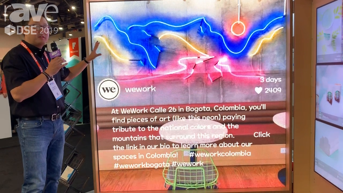 DSE 2019: SoundGraph Integrates Social Media Content With LED in Frame L