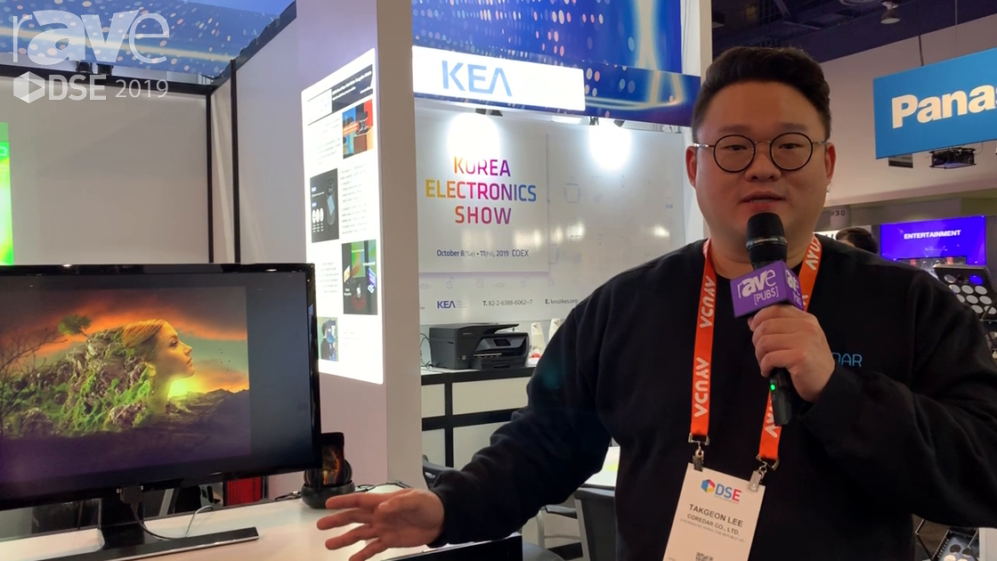 DSE 2019: Korea CoreDAR Demos Its T-Lidar Device for Making Any Display a No Touch Touchscreen