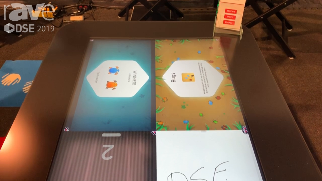 DSE 2019: MultiTouch Demos Multi-Touch Coffee Table for Kids