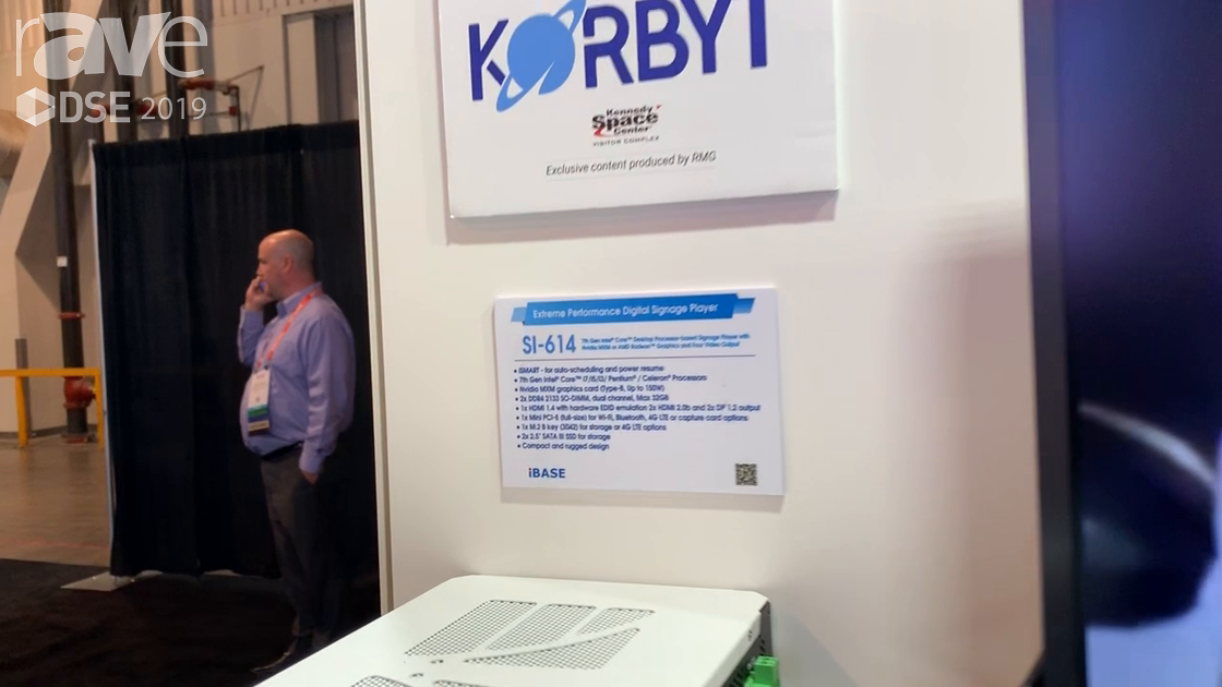 DSE 2019: IBASE Technology Presents SI-614 Extreme Performance Digital Signage Player