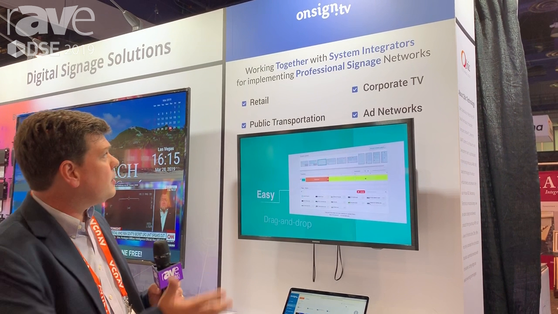 DSE 2019 Onsign.tv Showcases CMS Platform for Public Transportation