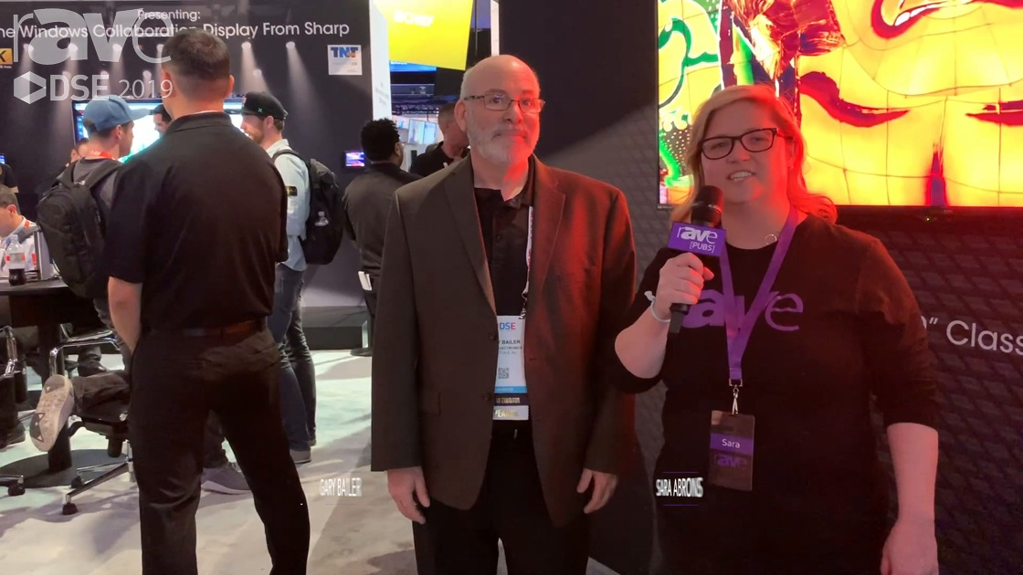 DSE 2019: Sara Abrons Interviews Sharp Director of Product Management Gary Bailer