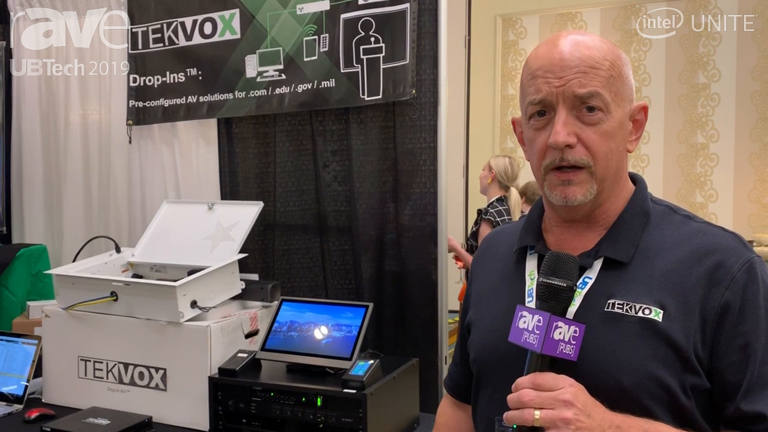 UB Tech 2019: TEKVOX Offers a Drop-In, No-Programming-Rquired Audio Visual System