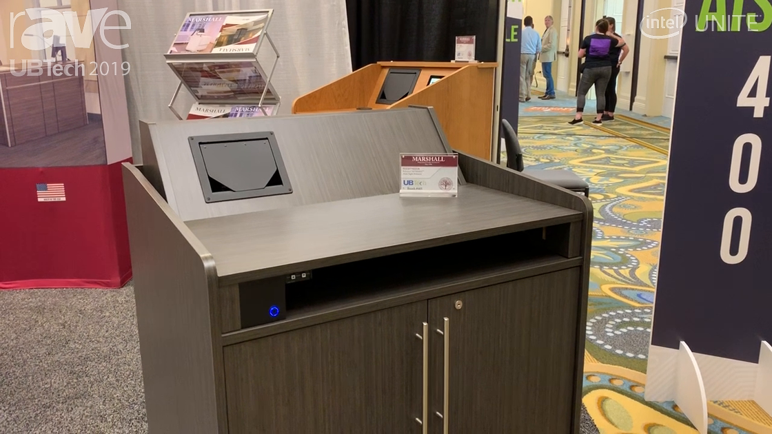 UB Tech 2019: Marshall Furniture Showcases Its ELCO ADA36 ADA-Accessible Work Station