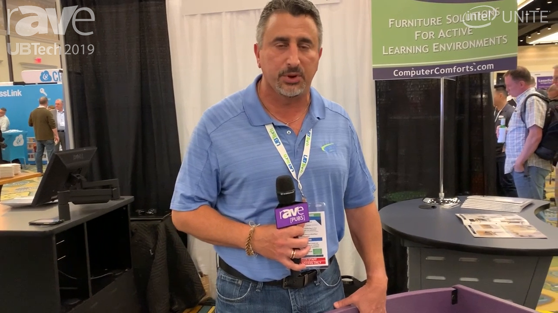 UB Tech 2019: Computer Comforts Shows Off Its Esports Arena Table