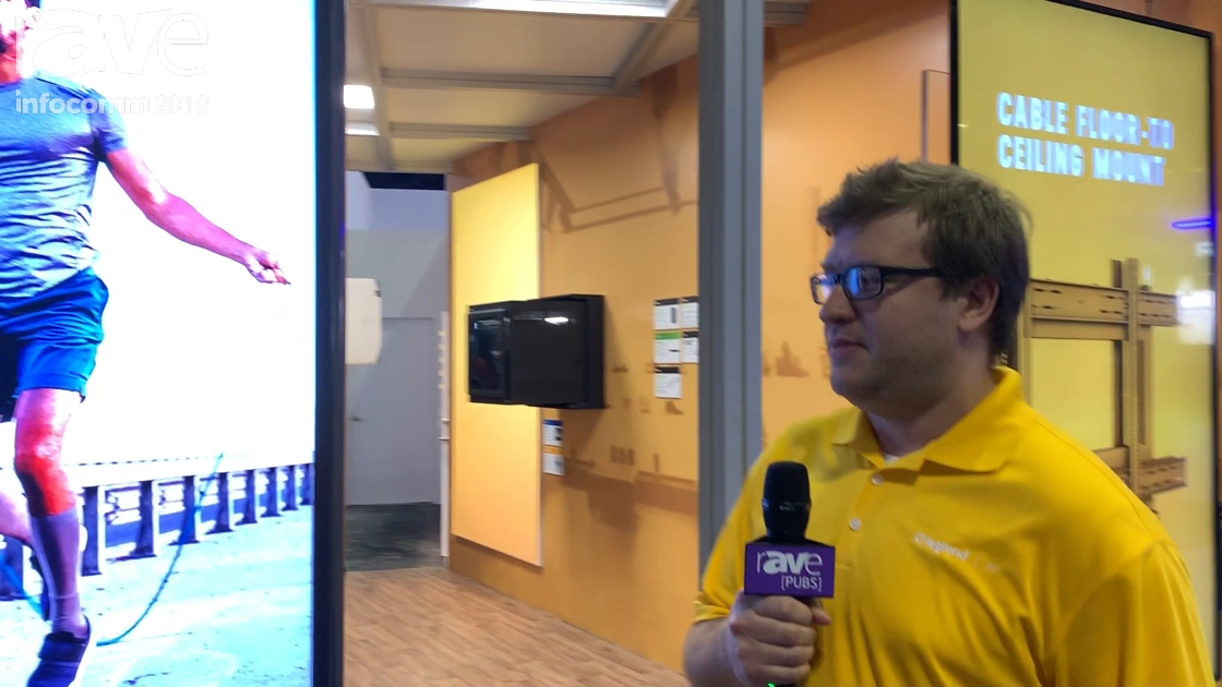 InfoComm 2019: Chief Intros OMNDBF55 Mounts for Samsung OM55N-D Double-Sided Retail Window Display