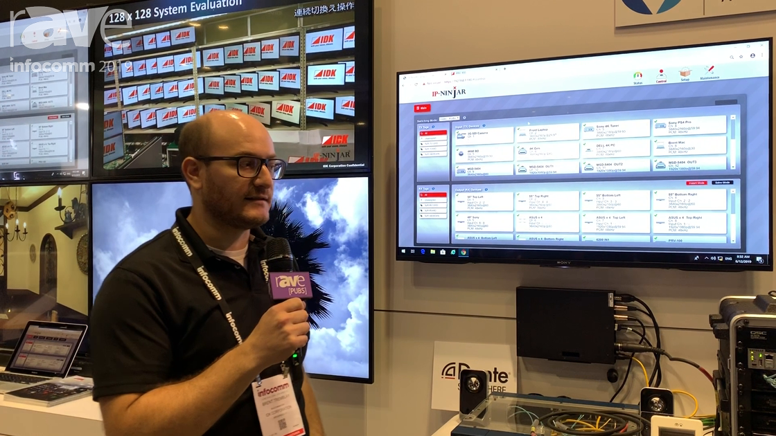 InfoComm 2019: IDK Corporation Features IP Ninjar AV-Over-IP Solution Using SDVoE 10G Technology