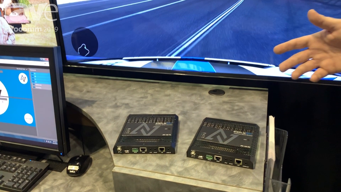 InfoComm 2019: DVIGear Shows the DisplayNet DN-150-TX/RX Transmitter and Receiver for AV-Over-IP