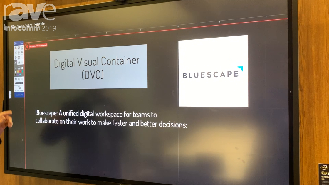 InfoComm 2019: Bluescape Demos Digital Visual Container Unified Workspace for Teams to Collaborate